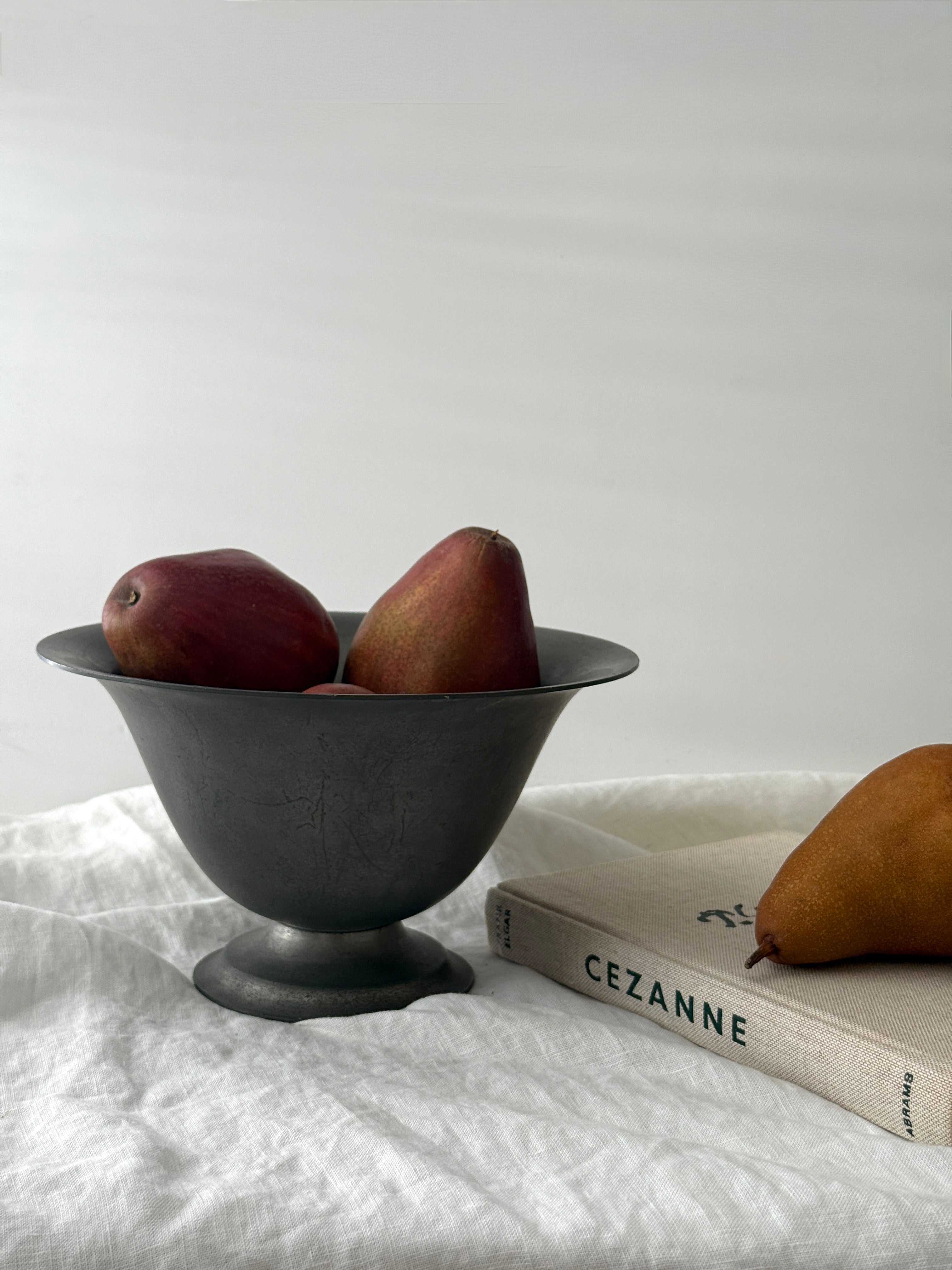 Vintage Pewter Footed Bowl