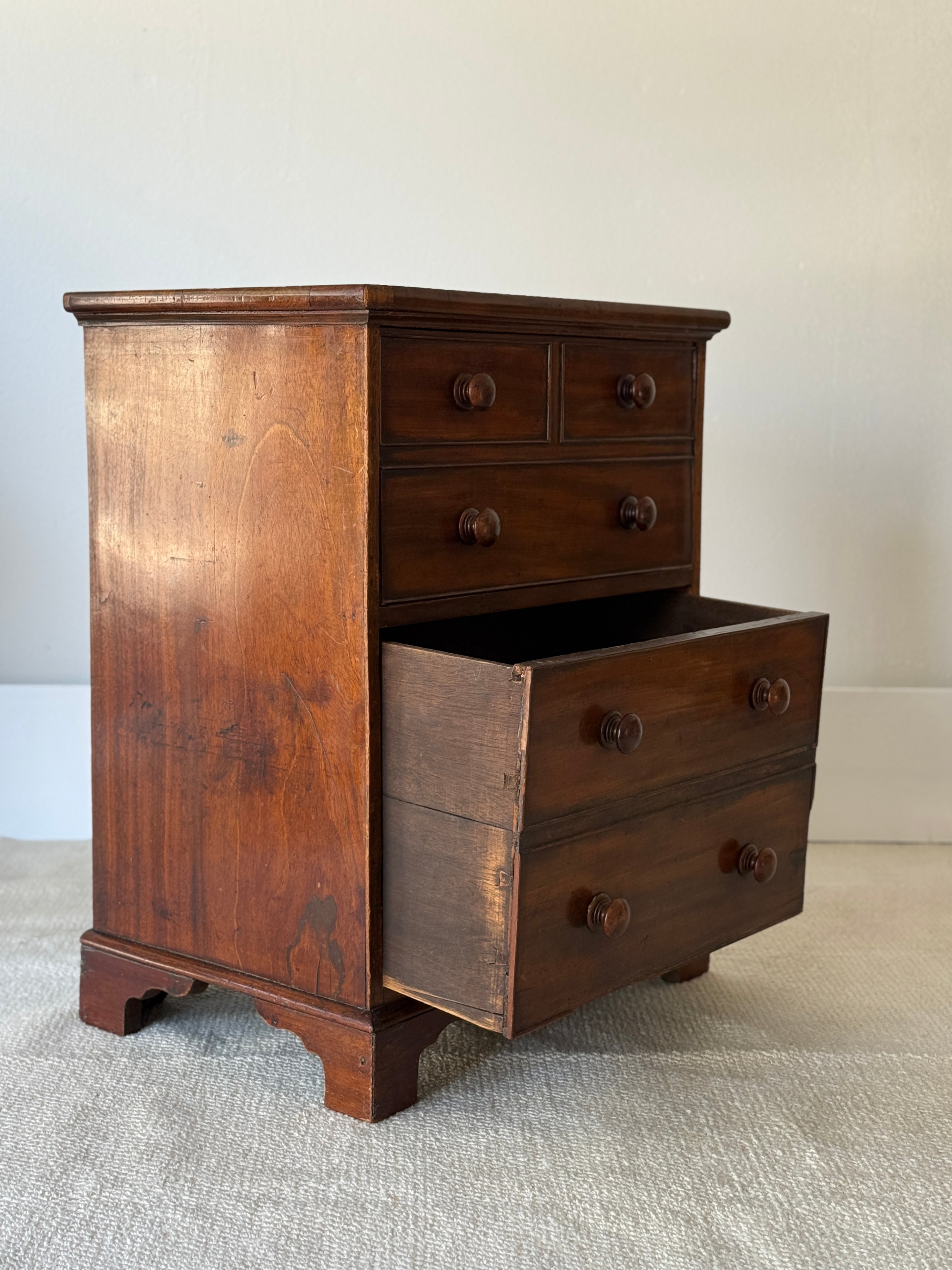 Antique Diminutive English Chest of Drawers
