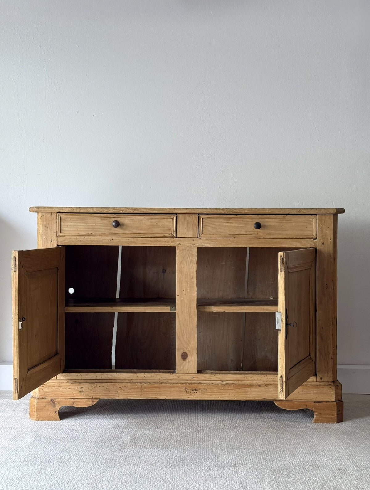Antique Irish Pine Buffet