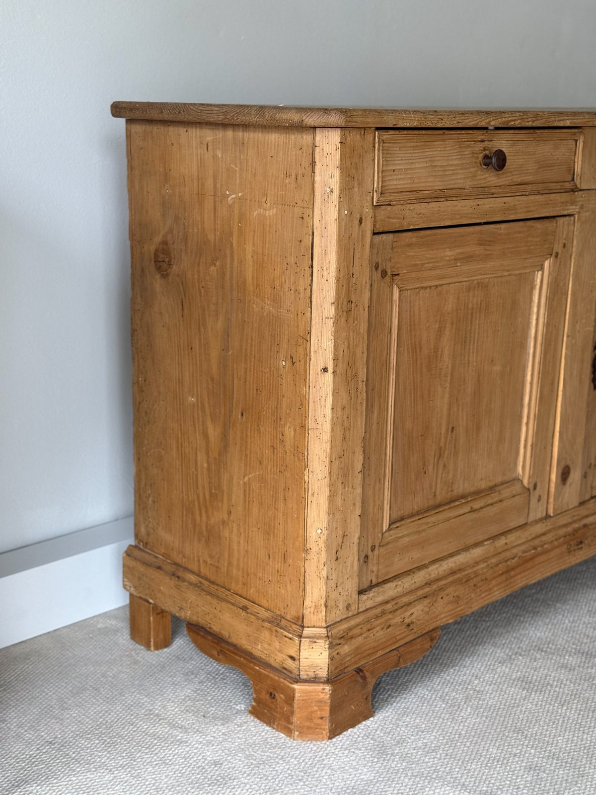 Antique Irish Pine Buffet