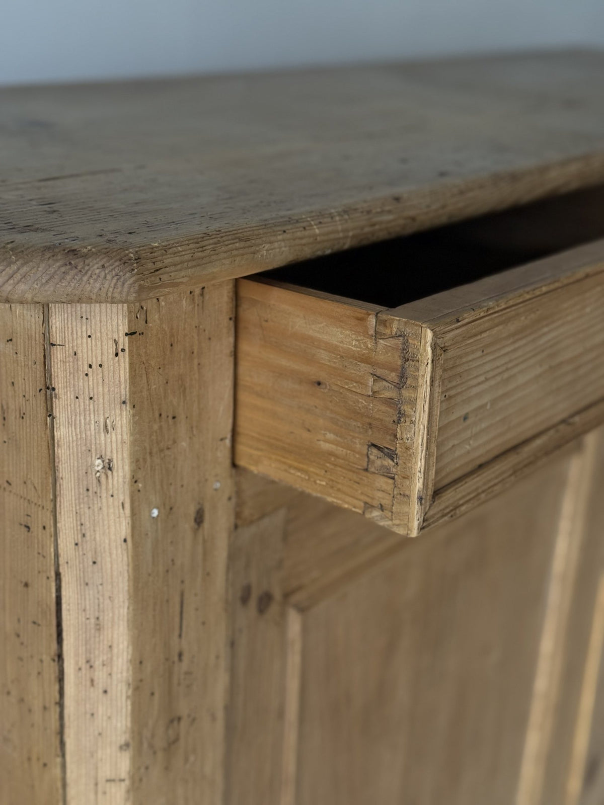 Antique Irish Pine Buffet