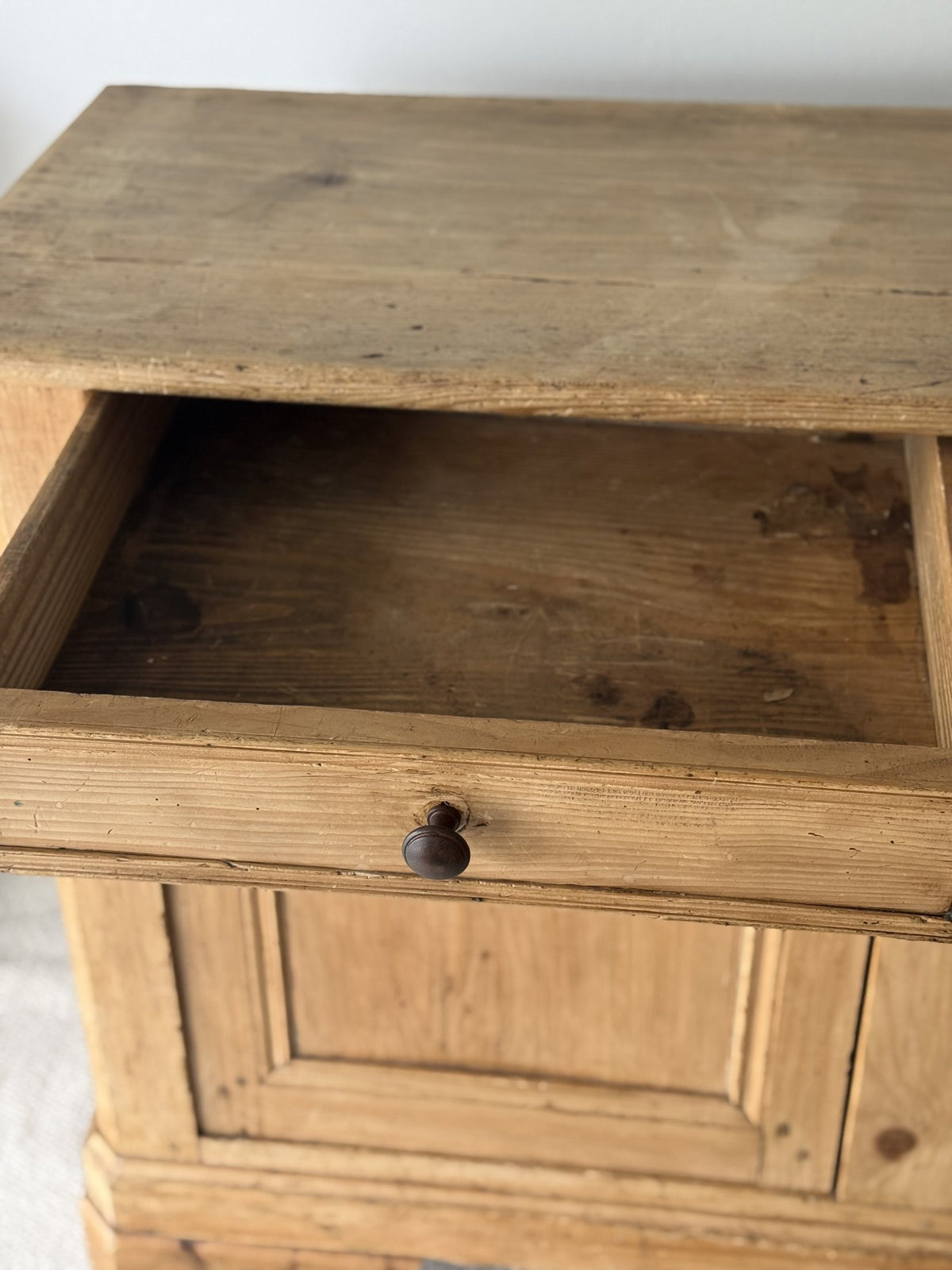 Antique Irish Pine Buffet
